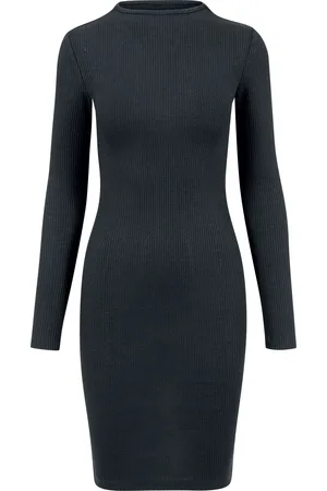 Urban classics Lyhyt mekko - Ladies Rib Dress lyhyt mekko - S- M - varten Naiset