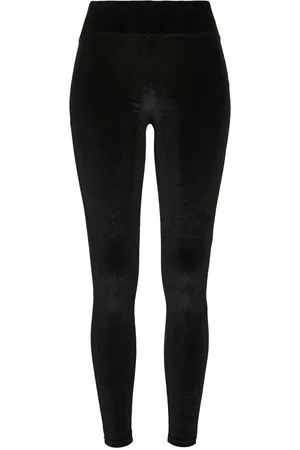 Urban classics Leggingsit - Ladies High Waist Velvet Leggings leggingsit - L- 4XL - varten Naiset