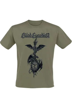 Blind Guardian T-paita - Dragon Guitar - S- XXL - varten Miehet