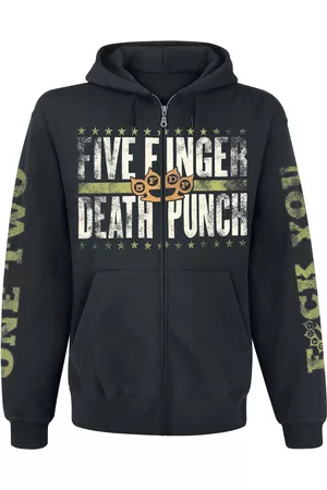 Five Finger Death Punch Vetoketjuhuppari - Locked & Loaded - M- XXL - varten Miehet