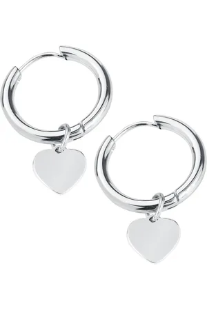 etNox Korvakoru - Creole Heart Hoop - varten Naiset