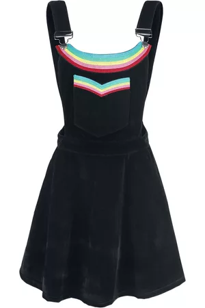 Jawbreaker Lyhyt mekko - Double Rainbow Dress - S- XL - varten Naiset