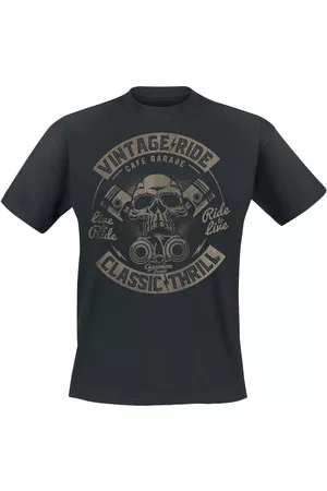 GASOLINE BANDIT Rockabilly T-paita - Vintage Ride - S- 4XL - varten Miehet