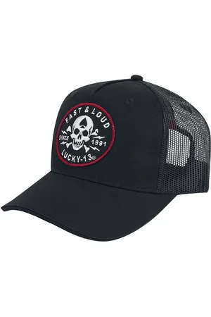 Lucky 13 Rockabilly Lippis - Fast and Loud Trucker Cap - varten