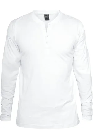 Urban classics Pitkähihainen paita - Basic Henley - S- XXL - varten Miehet