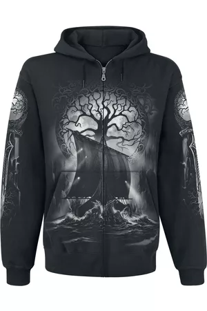 Toxic Angel Vetoketjuhuppari - Naglfar - S- 5XL - varten Miehet