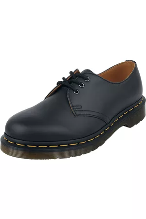 Dr. Martens Rockabilly Nyörikengät - 1461 Black Nappa matalavartiset maiharit - EU37- EU46 - varten
