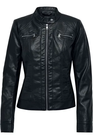 ONLY Keinonahkatakki - ONLBandit Faux Leather Biker - XS- S - varten Naiset