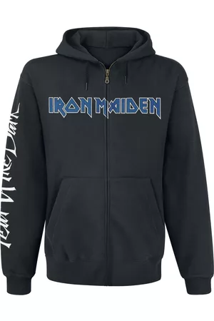 Iron Maiden Vetoketjuhuppari - Fear Of The Dark - S- XXL - varten Miehet