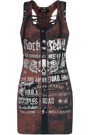 Rock Rebel Rock Lyhyt mekko - Stay A Little Longer - S- XXL - varten Naiset