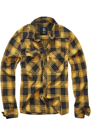 Brandit Pitkähihainen - Checkshirt ruutupaita - M- XXL - varten Miehet