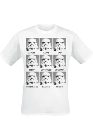 STAR WARS Disney T-paita - Stormtrooper - Emotions - S- 5XL - varten Miehet