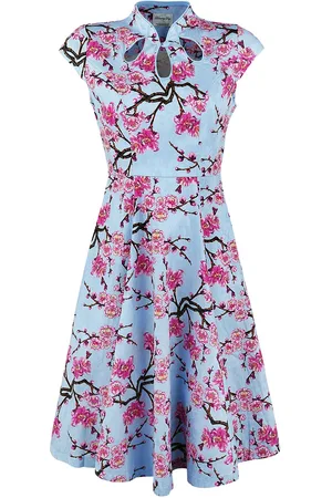 Dancing Days Rockabilly Keskipitkä mekko - Last Dance Dress - XS- 4XL - varten Naiset