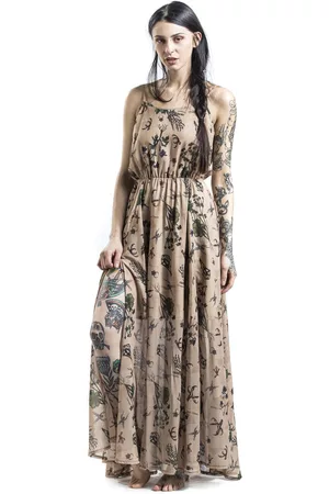 Jawbreaker Rockabilly Pitkä mekko - Apothecary Master Sundress - S- XXL - varten Naiset