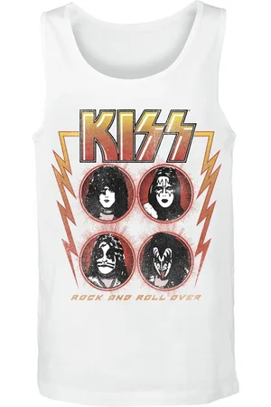 Kiss Tank-toppi - Rock And Roll Over Lightning - S- 3XL - varten Miehet