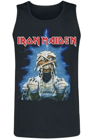 Iron Maiden Tank-toppi - Powerslave World Slavery Tour 1984-1985 - S- XXL - varten Miehet