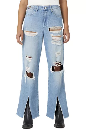 Wrangler Farkut - Fender Mom Relaxed - W25L32- W27L32 - varten Naiset