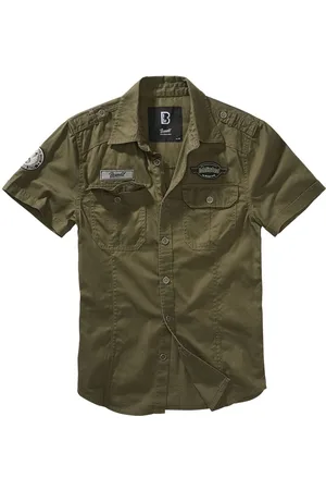 Brandit Lyhythihainen kauluspaita - Luis Vintage Shirt Short Sleeve kauluspaita - S- 5XL - varten Miehet