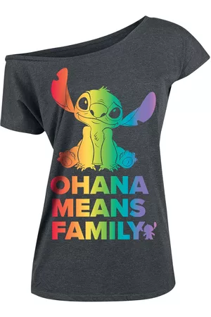 Disney Disney T-paita - Ohana Rainbow - S- XL - varten Naiset