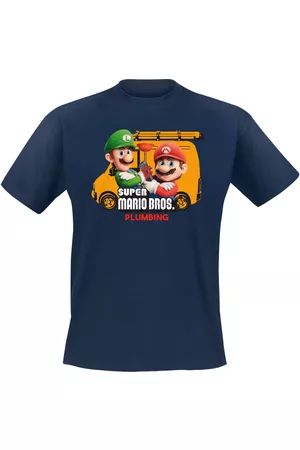 Super Mario Gaming T-paita - Mario Brothers Plumbing - S- L - varten Miehet