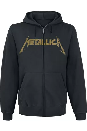 Metallica Vetoketjuhuppari - Hetfield Iron Cross Guitar - S- 3XL - varten Miehet