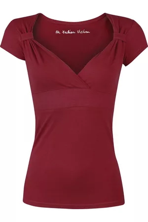 EMP T-paita - Muodikas T-paita V-kaula-aukolla - S- XXL - varten Naiset