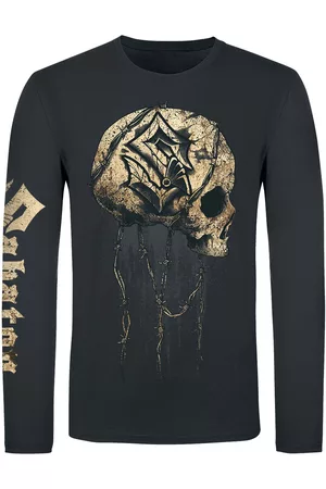 Sabaton Pitkähihainen paita - Barbed Wire Skull - S- 4XL - varten Miehet