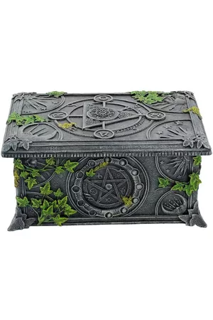Nemesis Now Gootti Koristeartikkelit - Wiccan Pentagram Tarot Box - varten