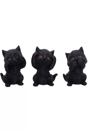 Nemesis Now Gootti Patsas - Three Wise Kitties - varten