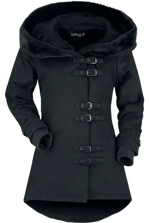 Gothicana Gootti Talvitakki - Across The Night - S- XL - varten Naiset