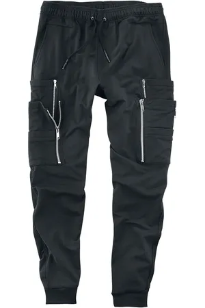Gothicana Gootti Reisitaskuhousut - Reisitaskuhousut vetoketjukoristeilla - M- XXL - varten Miehet