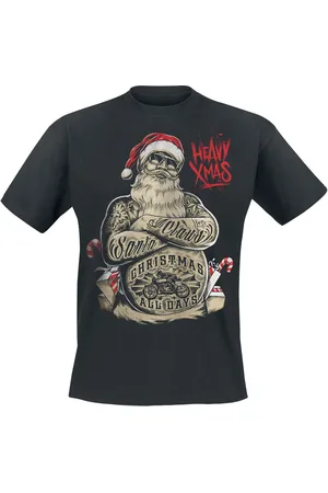 GASOLINE BANDIT Rockabilly T-paita - Xmas - S- M - varten Miehet