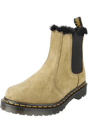 Dr. Martens Varsikengät - 2976 Leonore - Dms Olive Buffbuck saappaat - EU36- EU38 - varten Naiset