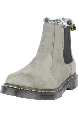 Dr. Martens Varsikengät - 2976 Leonore Nickel Grey Milled Nubuck WP saappaat - EU36 - varten Naiset
