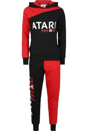 Atari Gaming Verryttelypuku - Red Black - Color Patchwork - XS- XXL - varten Naiset