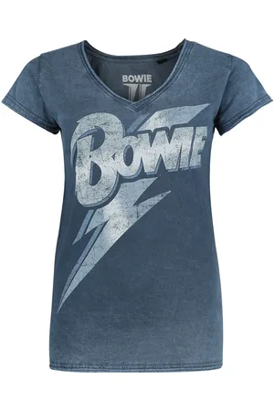 David Bowie T-paita - Lightning Bolt - S- XXL - varten Naiset