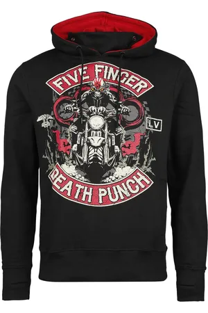 Five Finger Death Punch Huppari - Biker Badge - M - varten Miehet