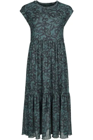 EMP Pitkä mekko - Mekko all-over-käärmepainatuksella - S- XL - varten Naiset