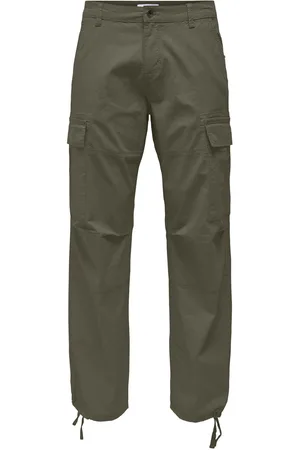 Only & Sons Reisitaskuhousut - ONSRay Life 0020 Ribstop Cargo - W33L32- W33L34 - varten Miehet