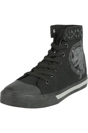 EMP Varsitennarit - Sneaker with Wolf an Arrow Print - EU37- EU38 - varten