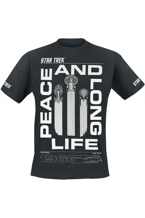 Star Trek T-paita - Peace and Long Life - S- M - varten Miehet