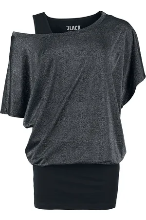 EMP T-paita - T-paita ja toppi kimalle-efektillä (2-in-1) - S- XXL - varten Naiset