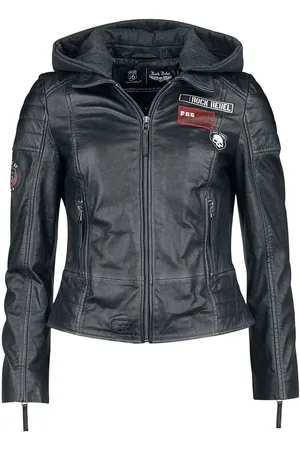 Rock Rebel Rock Nahkatakki - Rock Rebel X Route 66 - Leather Jacket - S- XXL - varten Naiset