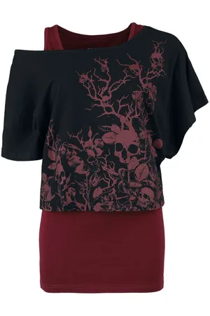 EMP T-paita - T-paita ja toppi (2-in-1) - S- XL - varten Naiset
