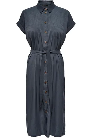 ONLY Keskipitkä mekko - Onlhannover S/S Shirt Dress - 36- 38 - varten Naiset