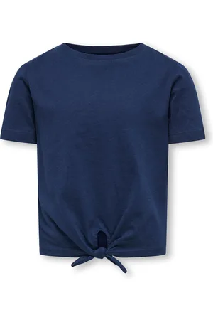 ONLY T-paita - Kogmay S/S Knot Top JRS - 122/128 - varten lapset