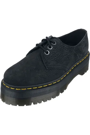 Dr. Martens Matalavartiset kengät - 1461 Quad II - Charcoal Grey Tumbled Shoes - matalat kengät - EU40 - varten