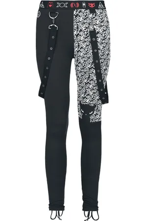 Gothicana Gootti Leggingsit - Gothicana X Emily the Strange leggingsit - S- XXL - varten Naiset