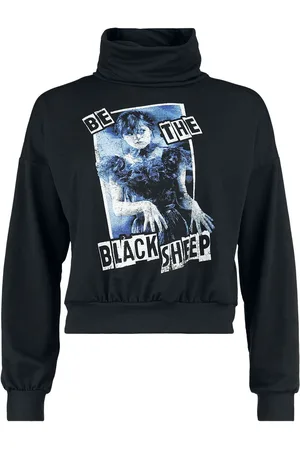 Wednesday Gootti Svetari - Be the black sheep - S- XXL - varten Naiset
