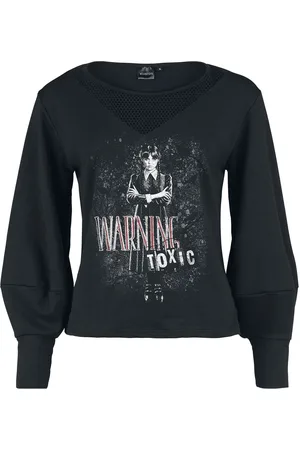 Wednesday Gootti Svetari - Warning - Toxic - S- XXL - varten Naiset